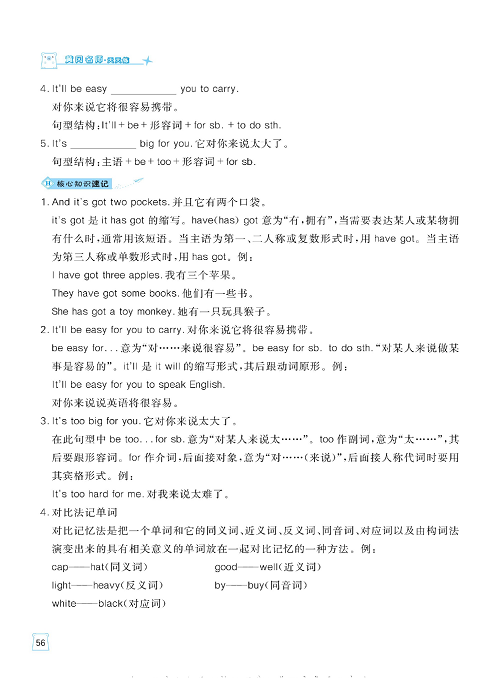 黄冈名师天天练五年级下册英语外研版单元知识_核心知识清单 Module 5.pdf