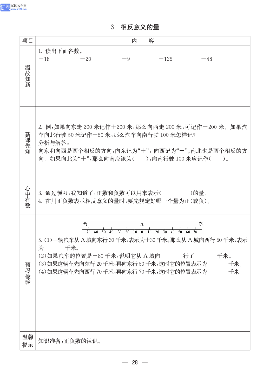 西师版六年级（上册）数学预习_28.pdf