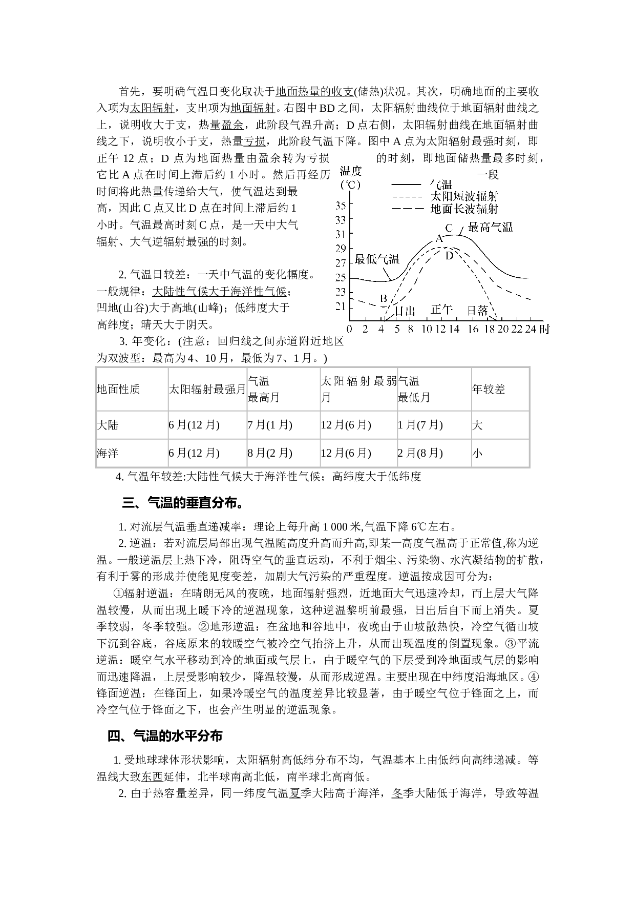 高考地理复习&middot;第二轮专题 专题2  大气环境.doc