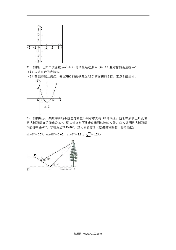 02 【人教版】九年级上第二次月考数学试卷（含答案解析）.doc