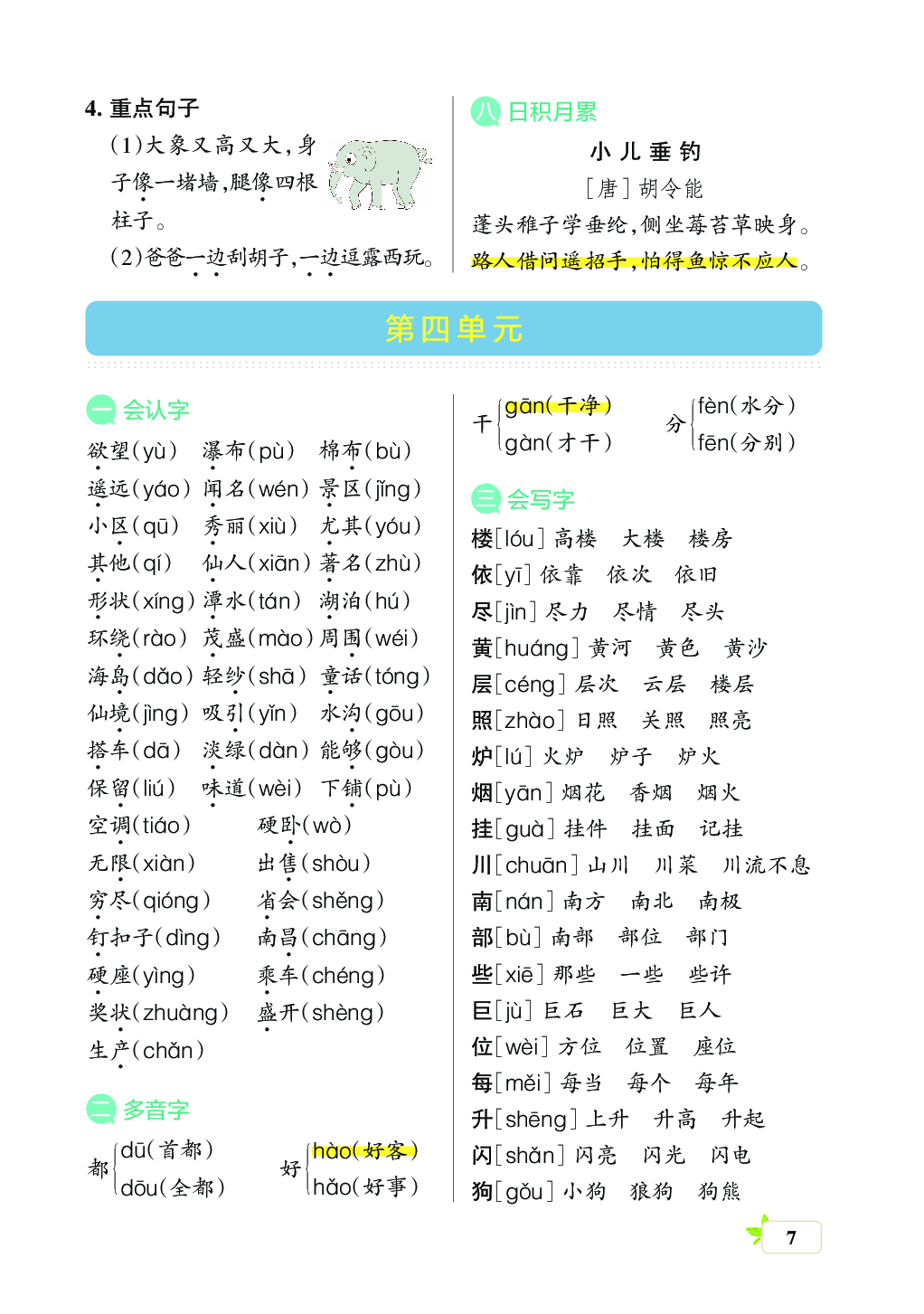 新学期语文2年级（上）核心考点梳理（第二、三、四、五、六单元）.pdf