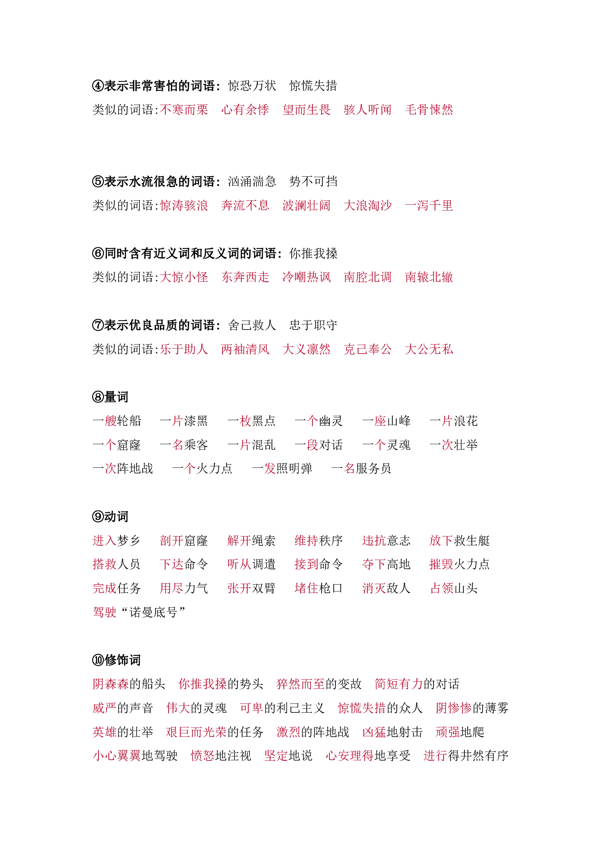 部编版四年级语文下册 第七单元知识点归纳.pdf