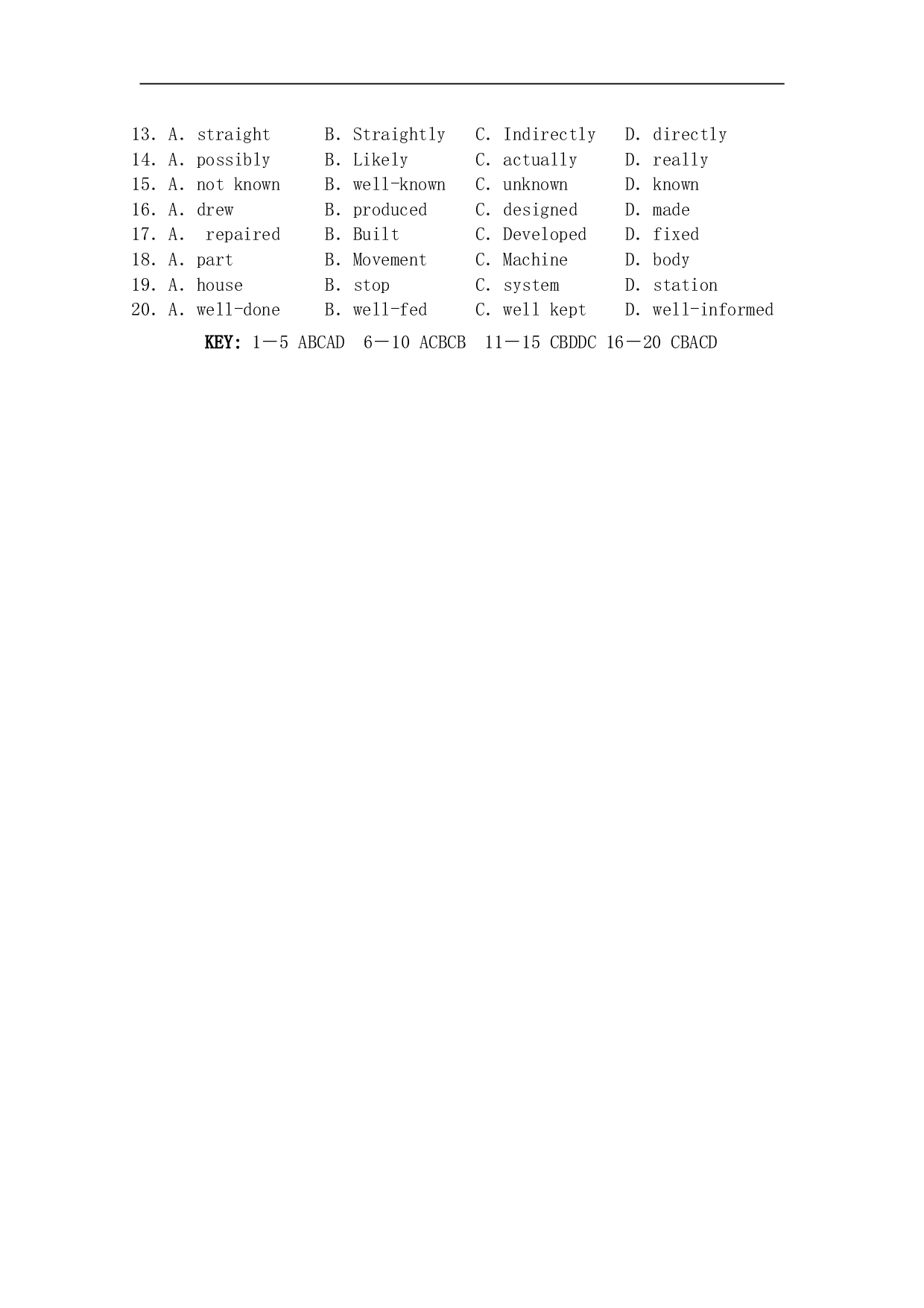 高考英语完形填空训练003.doc