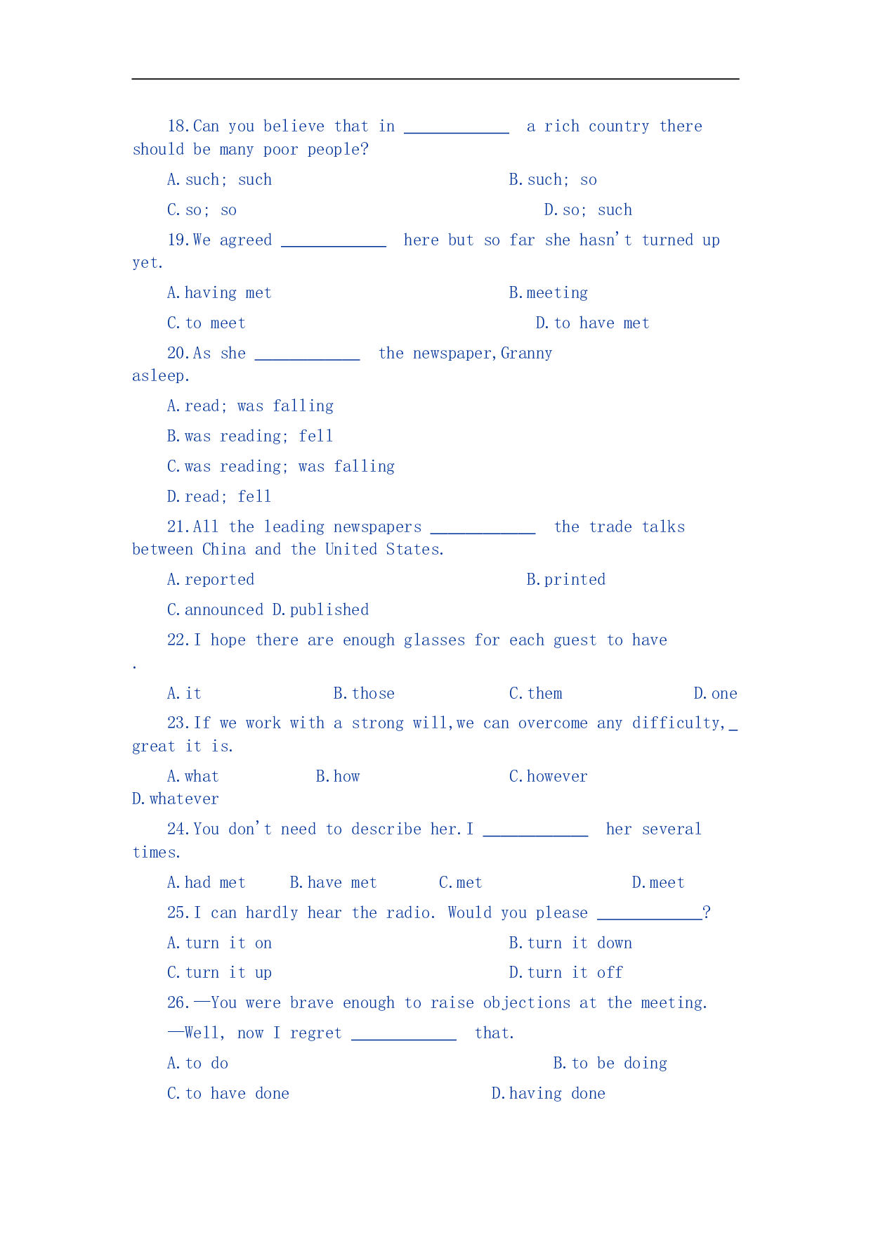 高考英语全国普通高等学校招生统一考试30.doc