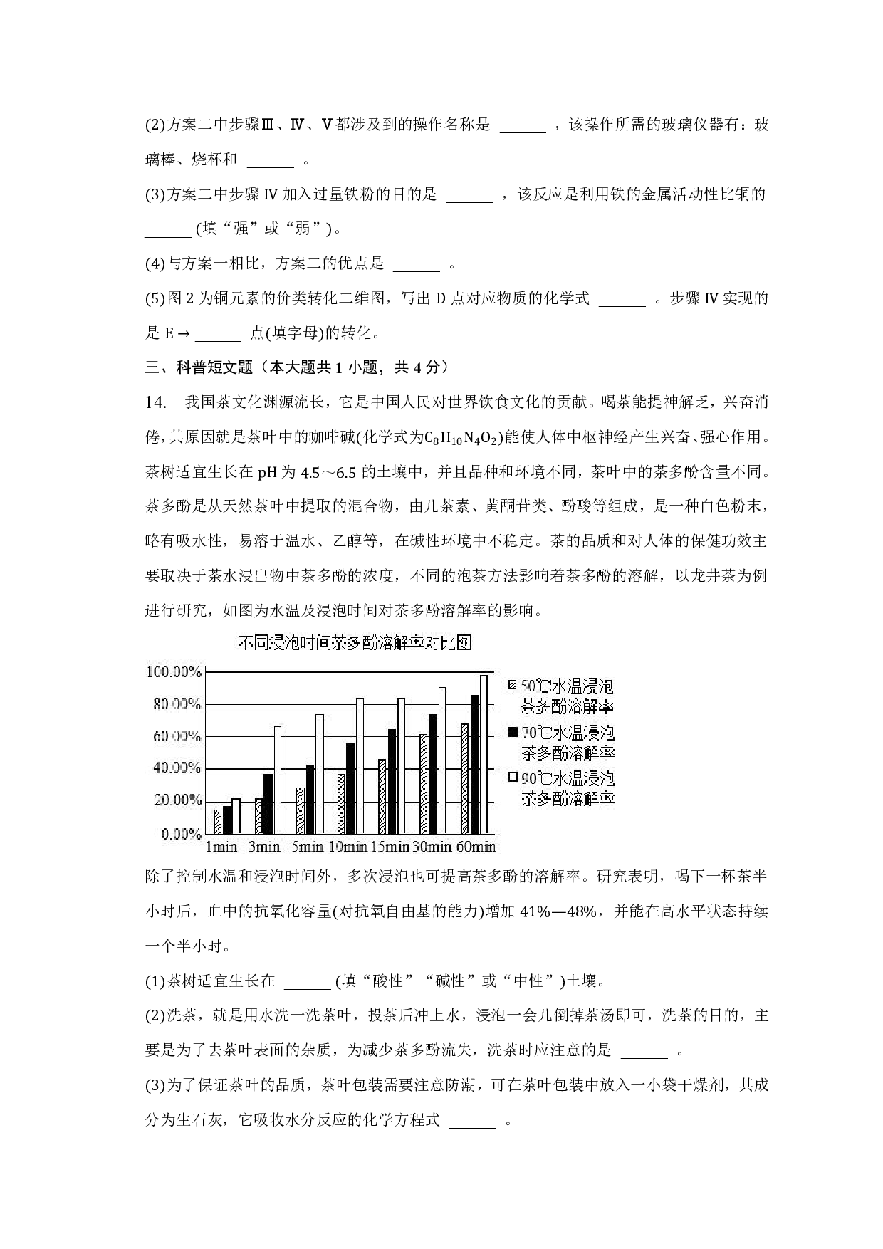 2023年定远县六中九年级6月份化学模拟试卷.pdf