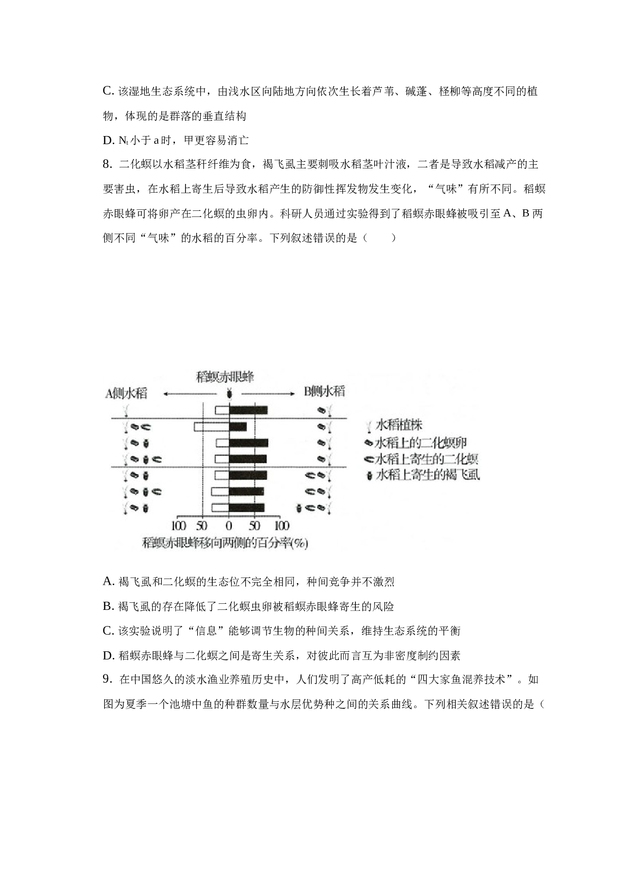 2022-2023学年吉林省示范高中联考高二（上）期末生物试卷.docx