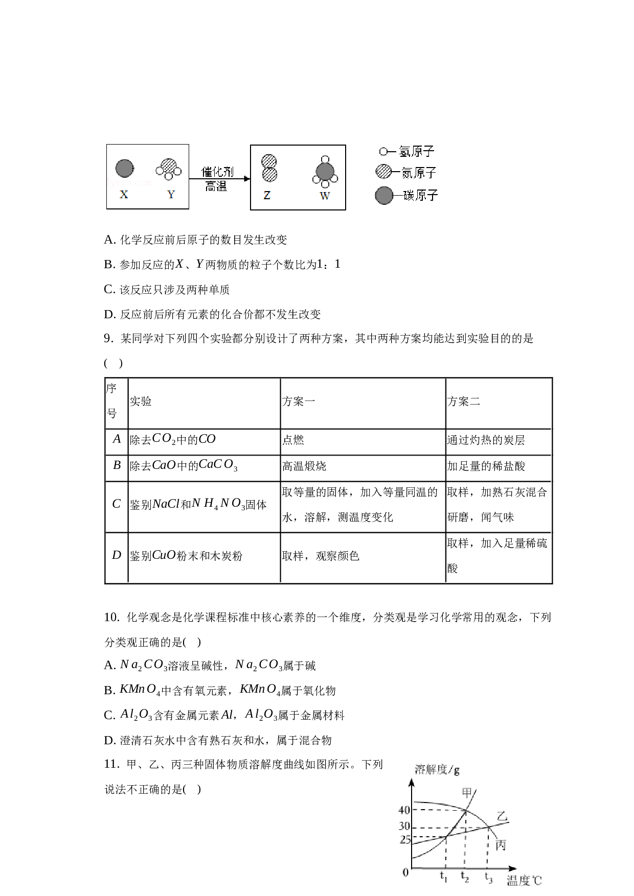 2023年安徽省合肥市第四十一中九年级中考临考化学试卷.docx