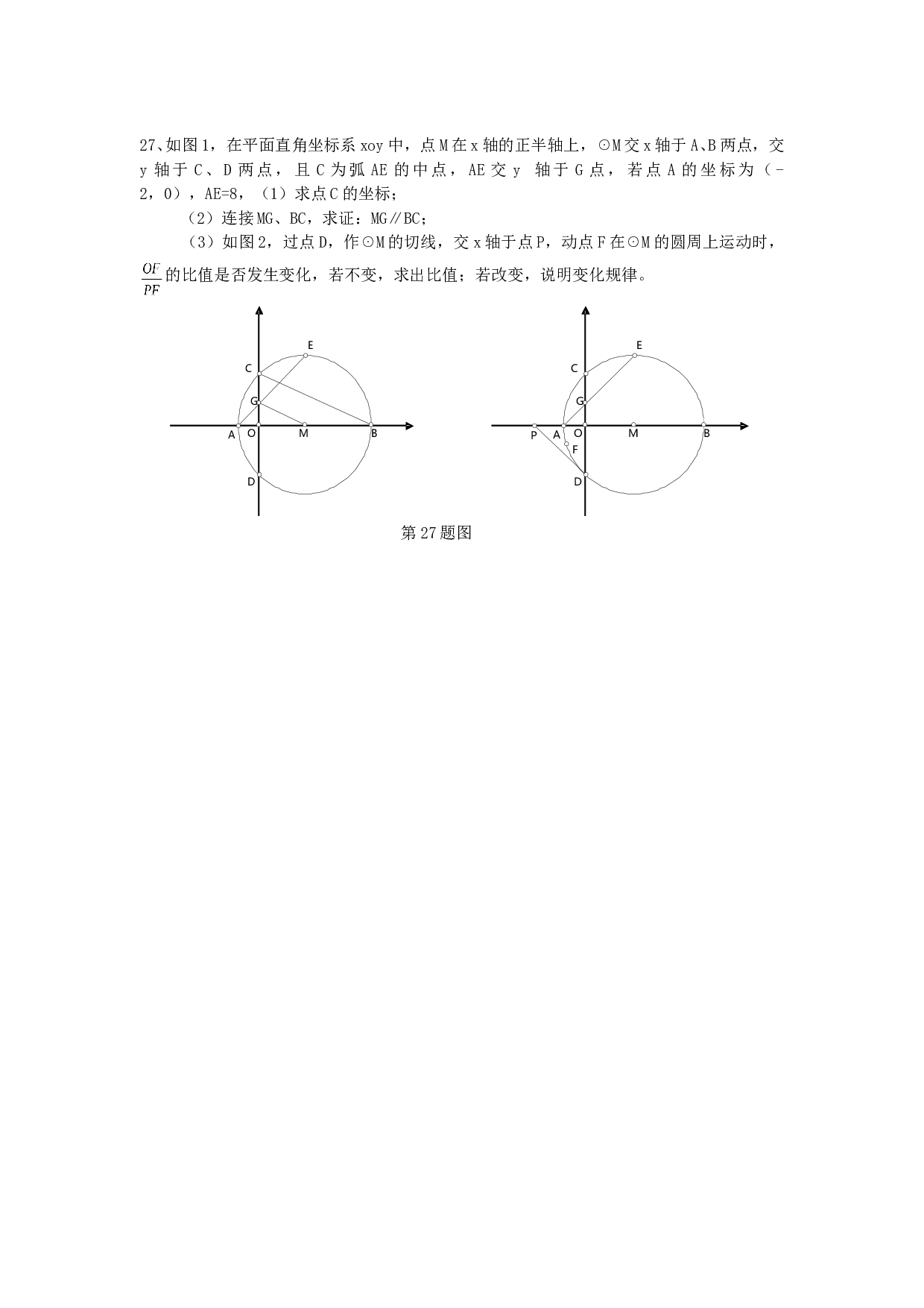 初中毕业生学业考试数学模拟试题.doc