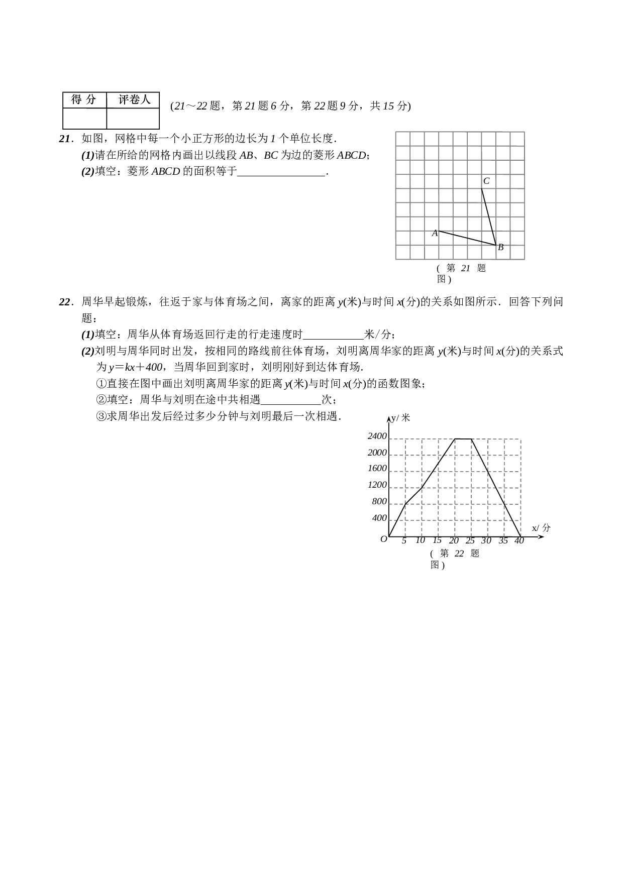 初中毕业、升学考试数学试题.doc