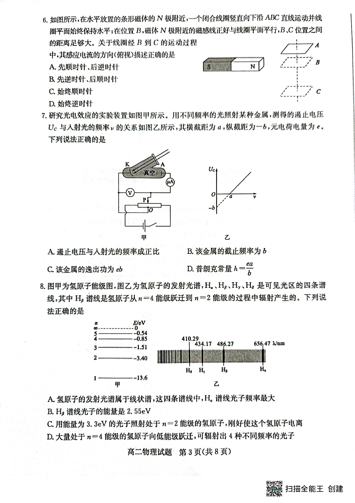 山东省枣庄市2022-2023学年高二下学期7月期末考试物理试题.pdf