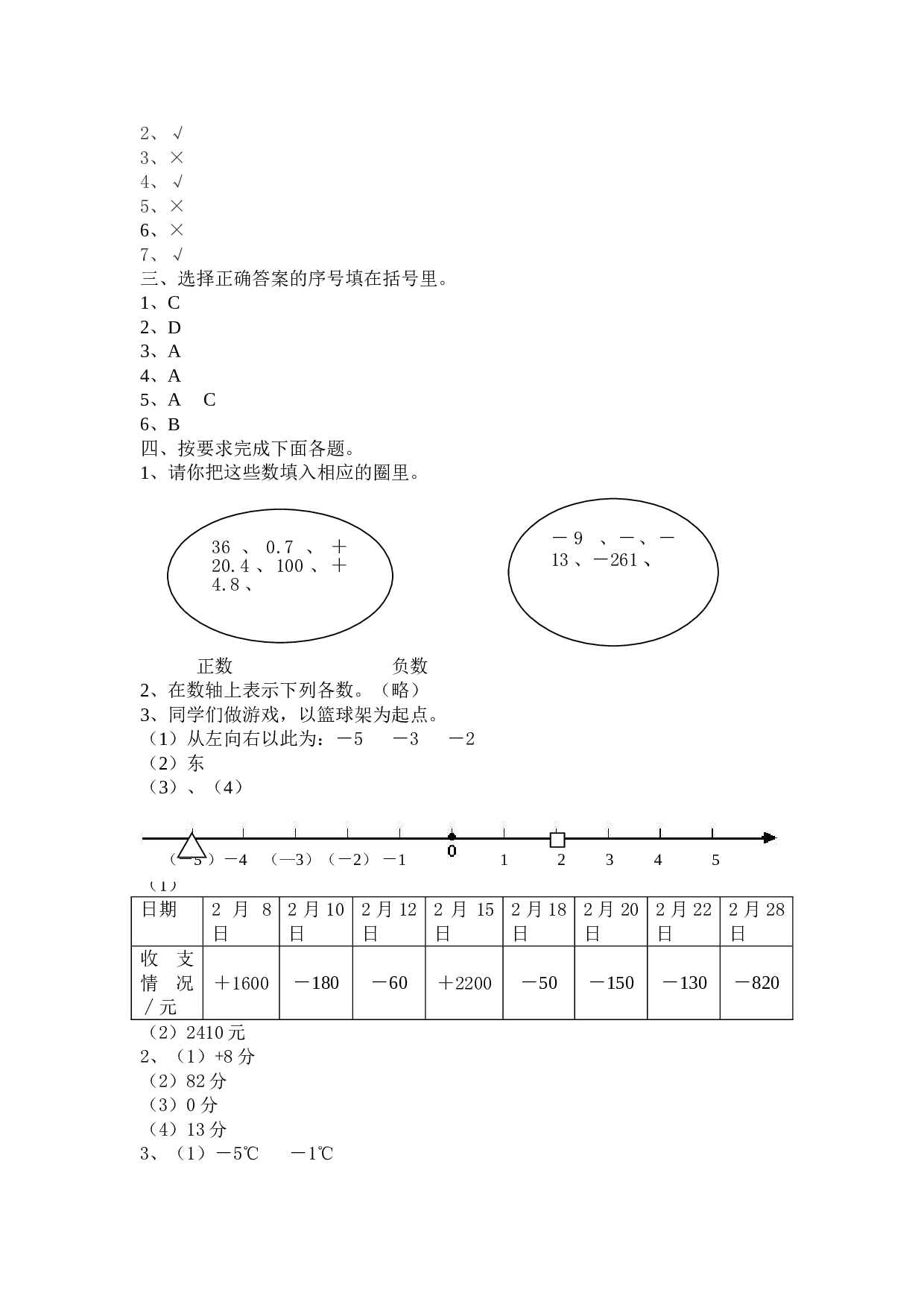 北师大版数学六年级下学期第1单元测试卷1.doc