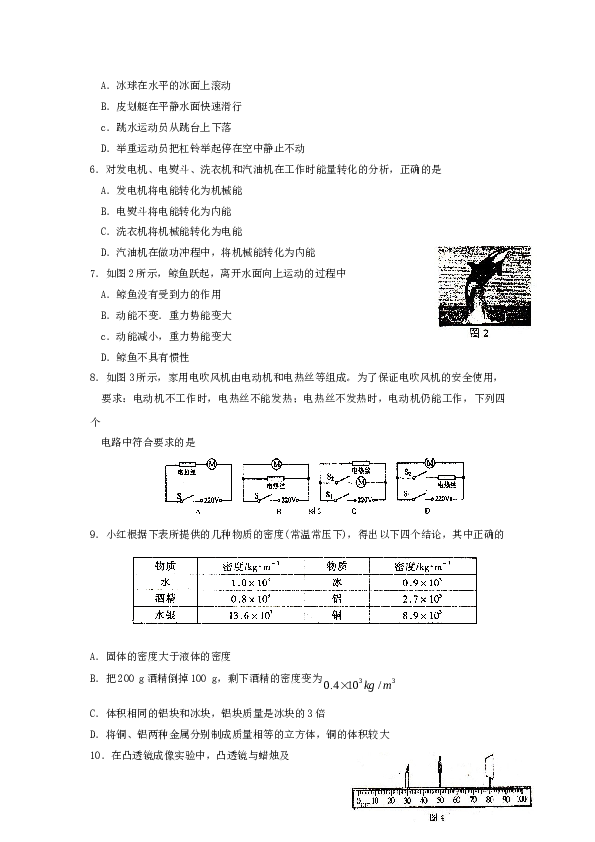 九年级物理下册期末复习综合练习题.doc