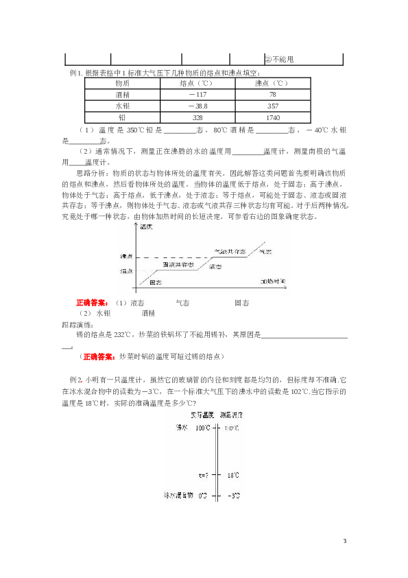 八年级物理上册物态变化复习总结.doc