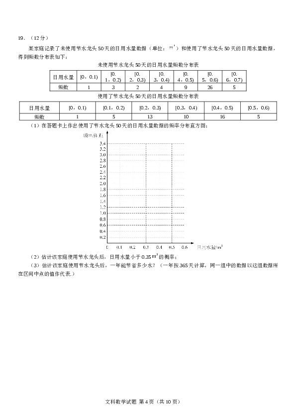 2018年山东高考文科数学真题及答案.docx