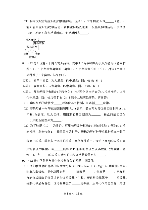 2010年全国统一高考生物试卷（全国卷ⅰ）（含解析版）.doc