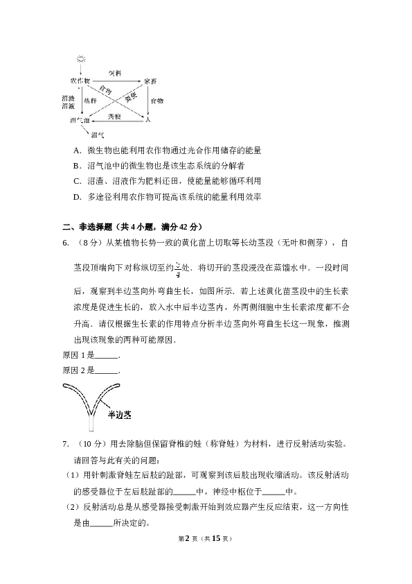2010年全国统一高考生物试卷（全国卷ⅰ）（含解析版）.doc