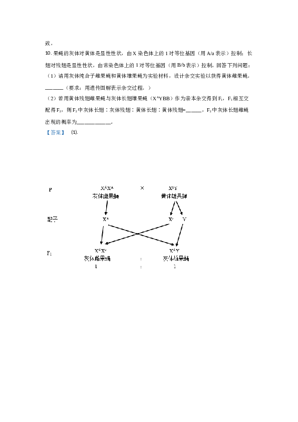 2021年全国统一高考生物试卷（新课标ⅰ）（含解析版）.doc