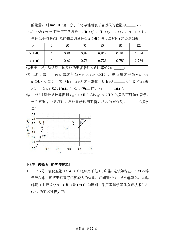 2015年全国统一高考化学试卷（新课标ⅰ）（含解析版）.doc