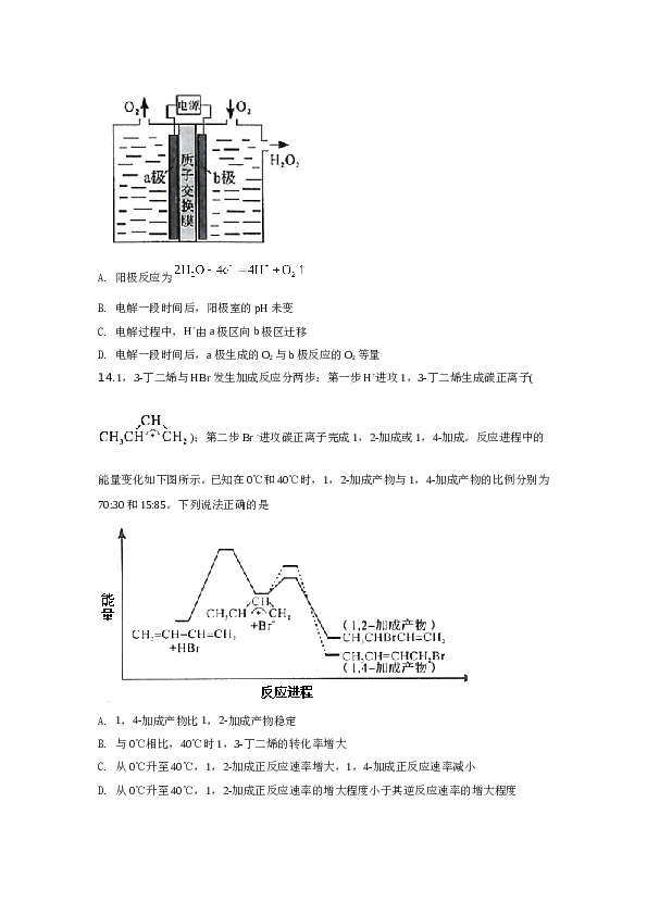 山东2020山东高考理综化学试题及答案.doc