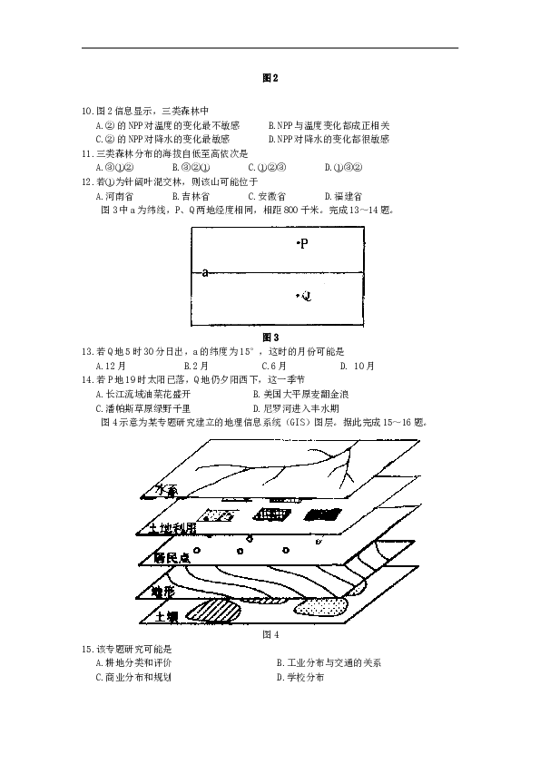 2008年高考地理试题及答案(海南卷).doc