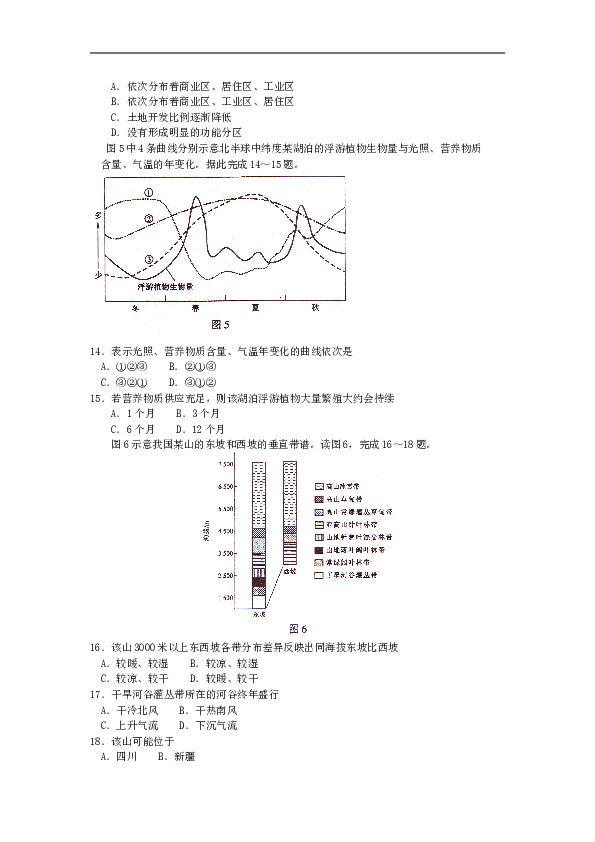 2010年高考地理试题及答案(海南卷).doc