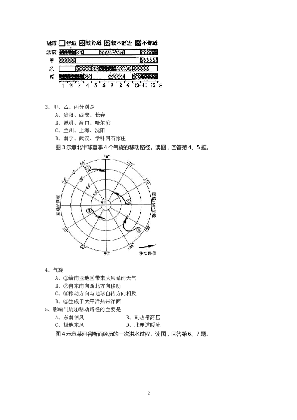 2014年北京高考文综地理试题及答案.doc