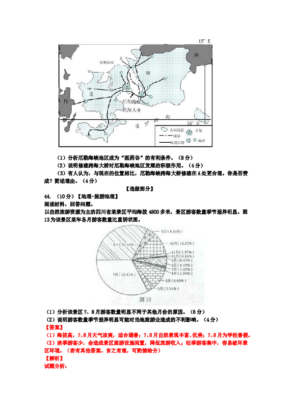 2015年高考真题&mdash;&mdash;地理(山东卷).doc