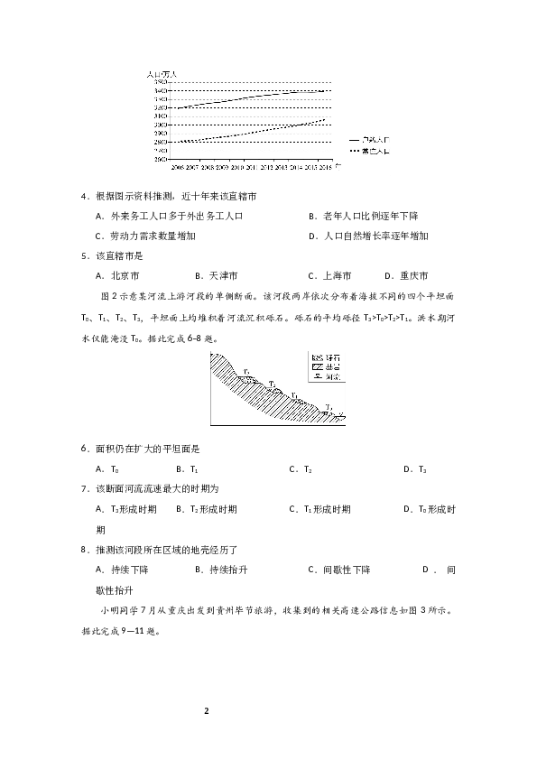 2018年高考真题&mdash;&mdash;地理(山东卷).docx