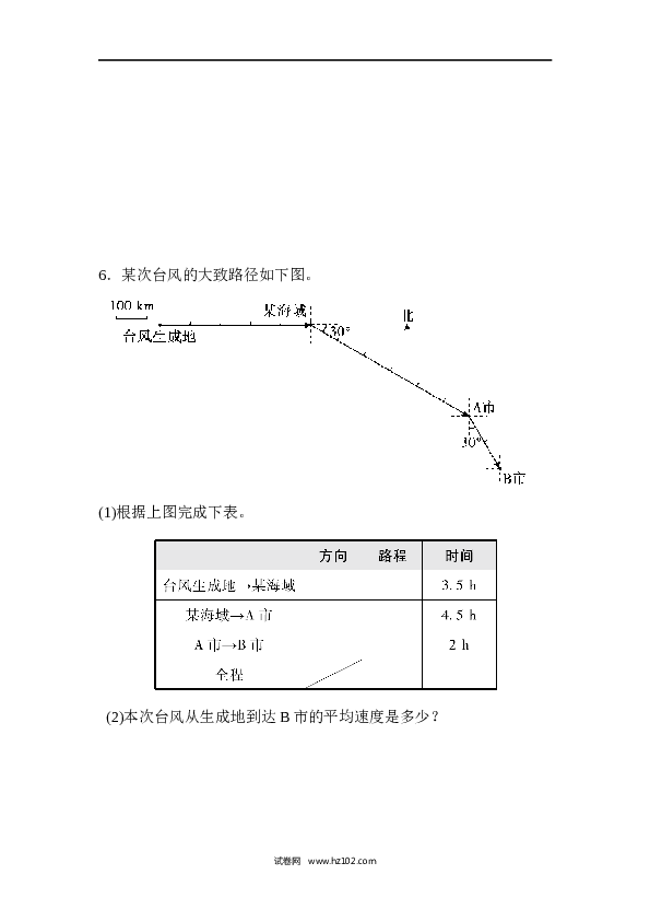 人教版六年级上册数学期末总复习  武汉市名校期末测试卷.docx