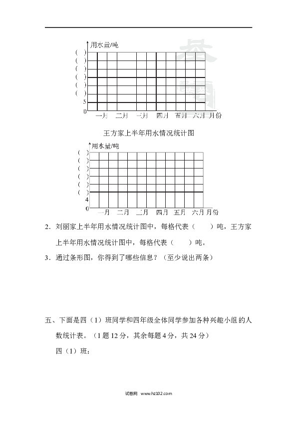 四年级人教版数学上册寒假、暑假教材过关卷(7).docx