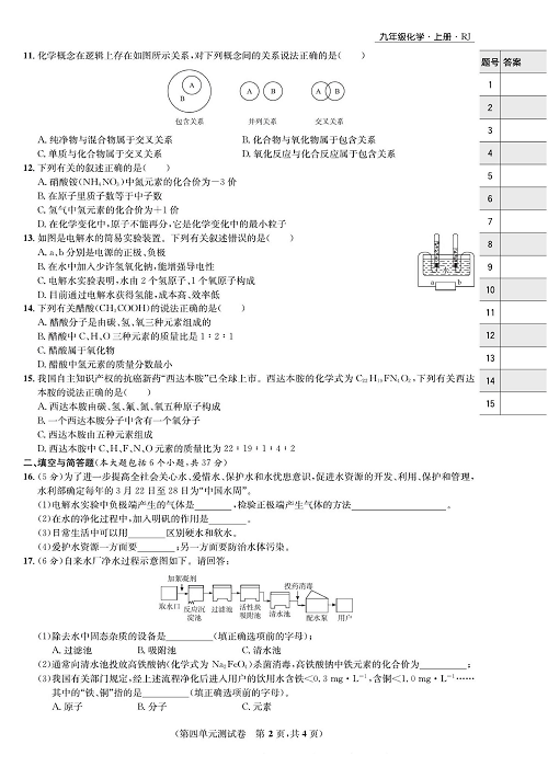 一卷好题&middot;九年级上册化学人教版知识点试卷_部分6.pdf