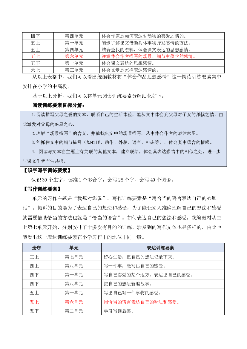 第六单元（单元解读）-【上好课】 五年级语文上册部编版.docx