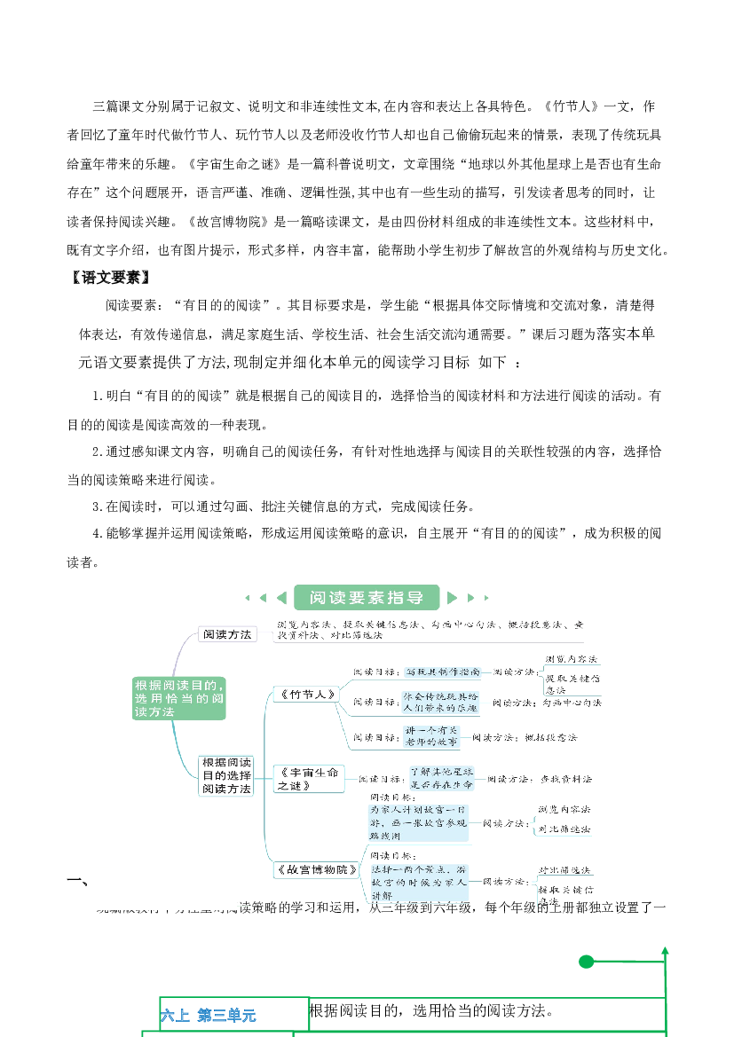 第三单元 （单元解读）-【上好课】六年级语文上册同步高效课堂系列（统编版）.docx