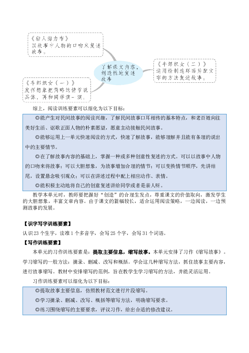 第三单元（单元解读）-【上好课】 五年级语文上册部编版.docx