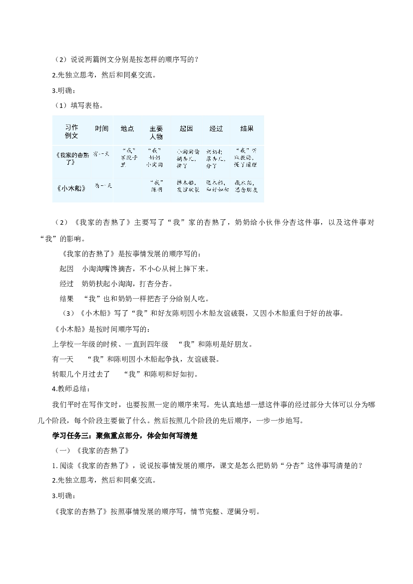 第五单元 《习作例文》（教学设计）-【上好课】四年级语文上册 部编版.docx